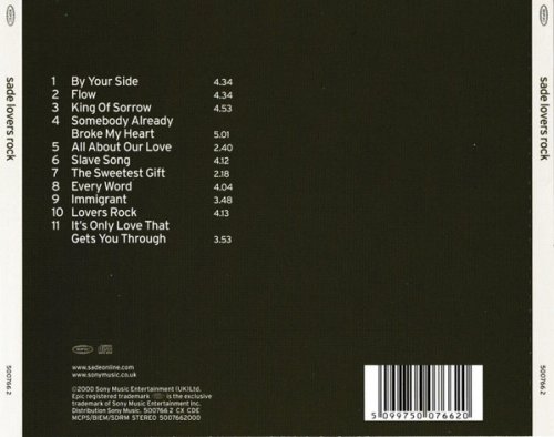Sade - Lovers Rock (2000) [CD-Rip]