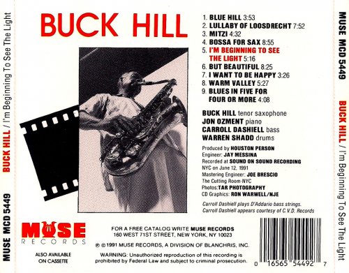 Buck Hill - I'm Beginning to See the Light (1991)