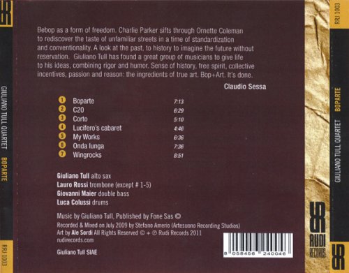 Giuliano Tull Quartet - Boparte (2011) [Hi-Res]