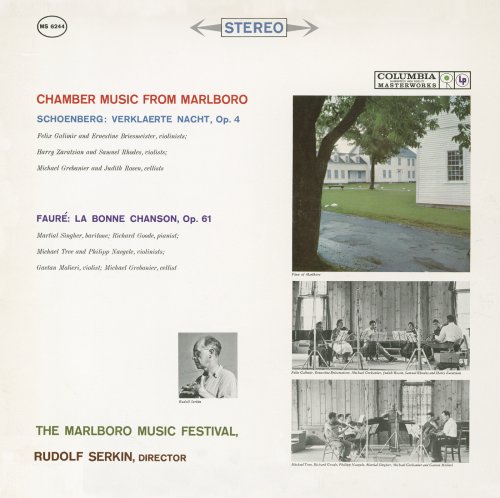Marlboro Festival Orchestra, Rudolf Serkin - Chamber Music from Marlboro - Schoenberg: Verklaerte Nacht, Op. 4 / Fauré: La Bonne Chanson, Op. 61 (2011)