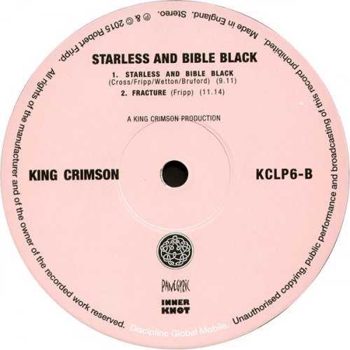 King Crimson - Starless and Bible Black (2015) LP