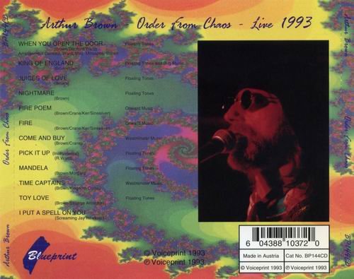 Arthur Brown - Order From Chaos - Live 1993