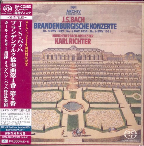 Karl Richter - Bach: Brandenburg Concertos No.4 - No.6 (1968) [2016 SACD]