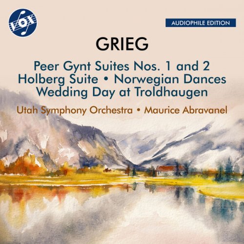 Maurice Abravanel and Utah Symphony - Grieg: Peer Gynt Suites Nos. 1 & 2, Holberg Suite & Other Orchestral Works (Remastered 2024) (2024) [Hi-Res]