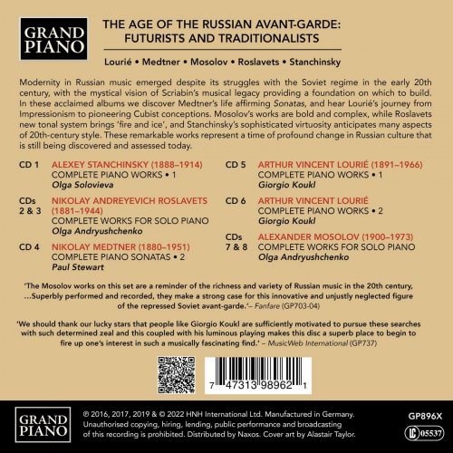 Olga Solovieva, Giorgio Koukl, Paul Stewart, Olga Andryushchenko - The Age of the Russian Avant-Garde - Futurists and Traditionalists (Box-Set) (2022)