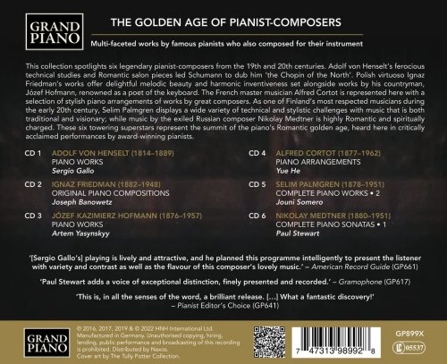 Sergio Gallo, Joseph Banowetz, He Yue, Jouni Somero, Paul Stewart - The Golden Age of Pianist Composers (Box-Set) (2022)