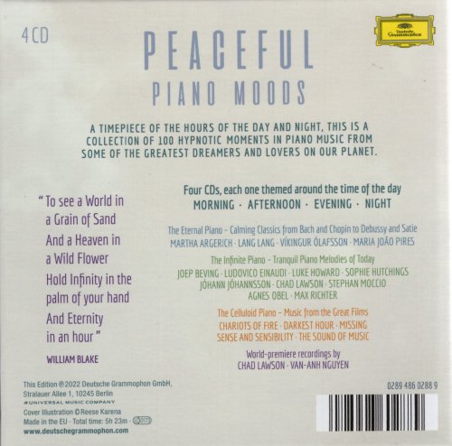 Maria João Pires,  Yuja Wang, Víkingur Ólafsson, Ola Gjeilo - Peaceful Piano Moods (2022)
