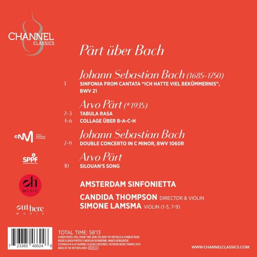 Amsterdam Sinfonietta, Simone Lamsma, Candida Thompson - Pärt über Bach (2024) [Hi-Res]
