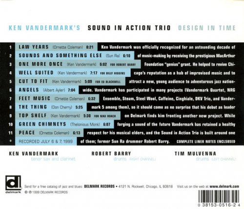 Ken Vandermark's Sound in Action Trio - Design In Time (1999) [CD-Rip]