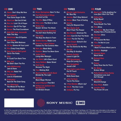 VA - NOW That’s What I Call Rock Anthems (2024) [4CD]