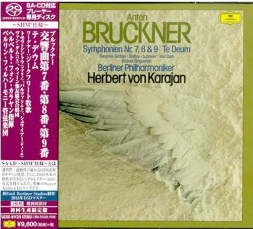 Herbert von Karajan - Bruckner: Symphonies No.7, 8 & 9, Te Deum (1975) [2018 SACD]