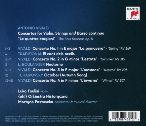 Luka Faulisi - Vivaldi: The Four Seasons (2024) [Hi-Res] [Dolby Atmos]