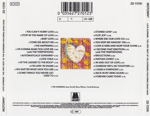 The Supremes-Love Supreme - The Very Best Of The Supremes Feat. Diana Ross (1988)