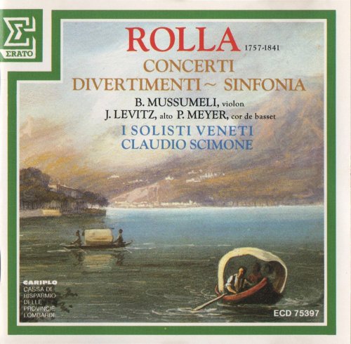 I Solisti Veneti, Claudio Scimone - Rolla: Concerti, Divertimenti, Sinfonia (1988) CD-Rip