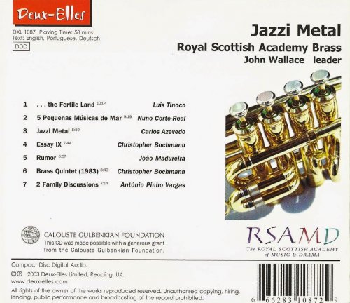 Royal Scottish Academy Brass, John Wallace - Jazzi Metal: Portuguese Music for Brass (2003) CD-Rip