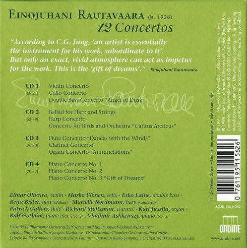 VA - Rautavaara: 12 Concertos (4CD) (2009) CD-Rip