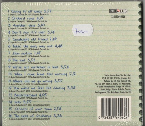 Leo Sayer - Singer Songwriter (2001)