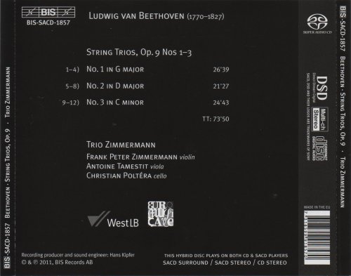 Trio Zimmermann - Beethoven: String Trios Op.9 (2011) [SACD]