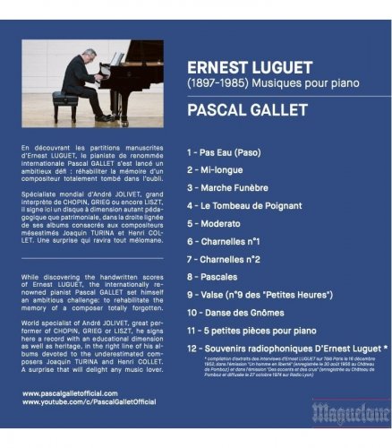 Pascal Gallet - Ernest Luguet: Musique pour piano (2024) Hi-Res