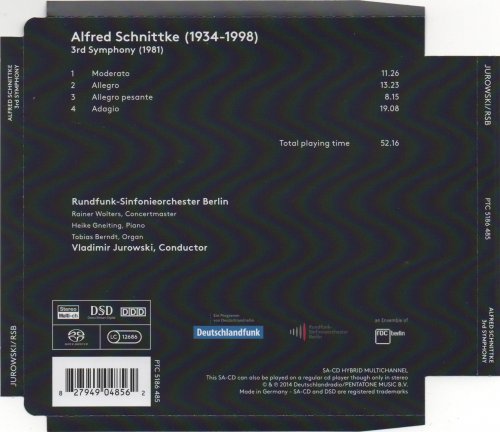 Rundfunk-Sinfonieorchester Berlin & Vladimir Jurowski - Schnittke: Symphony No. 3 (2015) [SACD]
