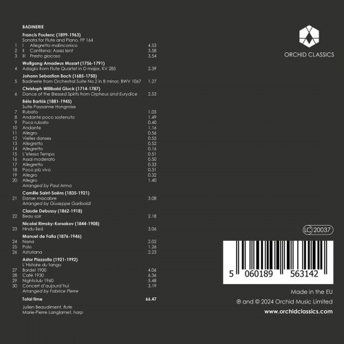 Julien Beaudiment, Marie-Pierre Langlamet - Badinerie (2024) [Hi-Res]