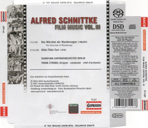 Rundfunk-Sinfonieorchester Berlin, Frank Strobel - Schnittke: Film Music Vol. III (2007) [SACD]
