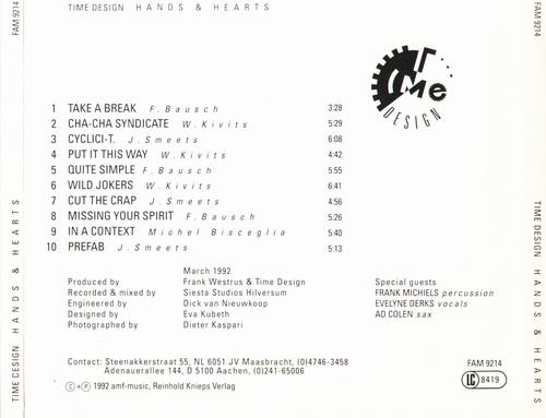 Time Design - Hands & Hearts (1992)