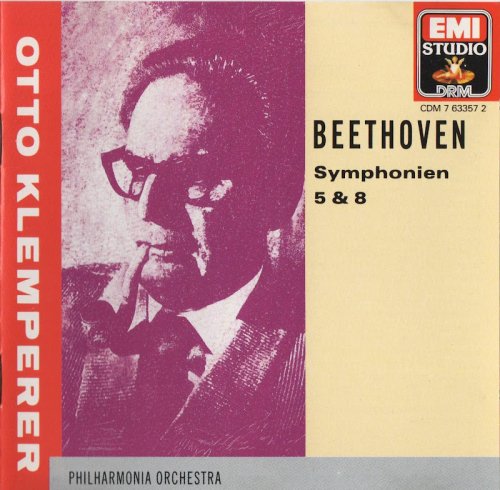Philharmonia Orchestra, Otto Klemperer - Beethoven: Symphonies Nos. 5 & 8 (1990) CD-Rip