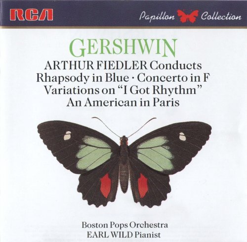 Boston Pops Orchestra, Arthur Fiedler - Gershwin: Rhapsody In Blue, Concerto in F, Variations on 'I Got Rhythm', An American In Paris (1987) CD-Rip
