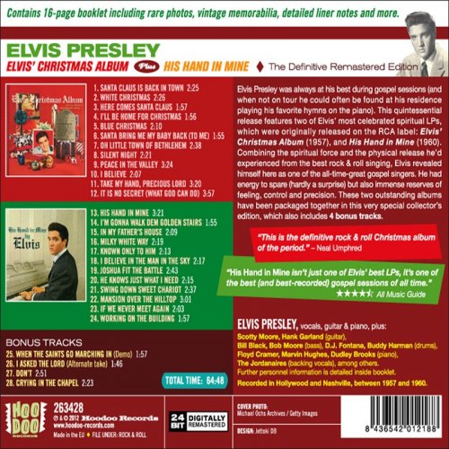 Elvis Presley - Christmas Album Plus His Hand In Mine Plus Bonus (2021)