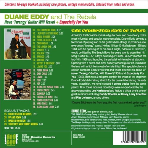 Duane Eddy - Have "Twangy" Guitar Will Travel Plus Especially for You (2021)