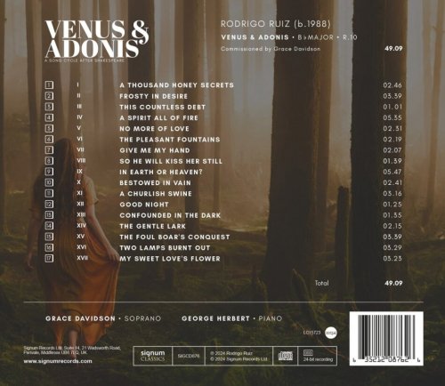 Grace Davidson, George Herbert - Ruiz: Venus & Adonis (2024) [Hi-Res] [Dolby Atmos]