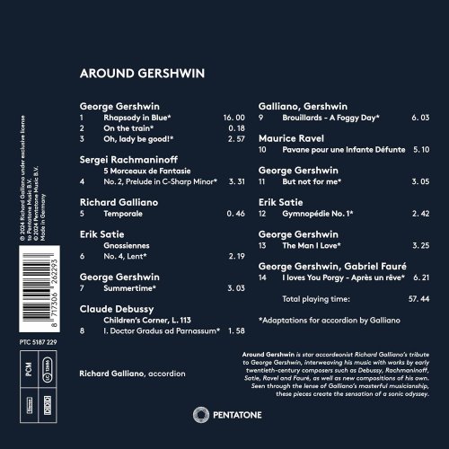 Richard Galliano - Around Gershwin (2024) [Hi-Res] [Dolby Atmos]