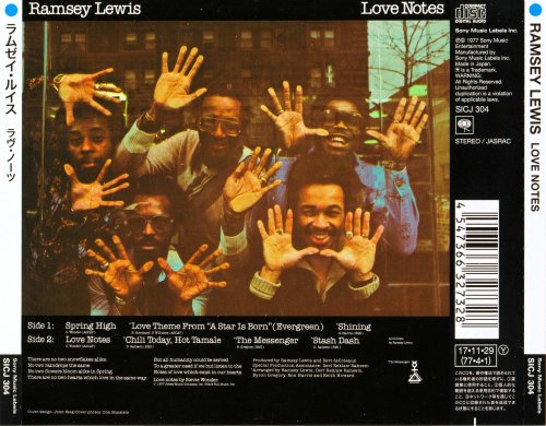 Ramsey Lewis - Love Notes (1977) [2017 Crossover & Fusion Collection 1000]