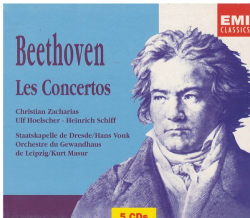 Christian Zacharias, Ulf Hoelscher, Heinrich Schiff, Kurt Masur, Hans Vonk - Beethoven: Les Concertos (1990) CD-Rip