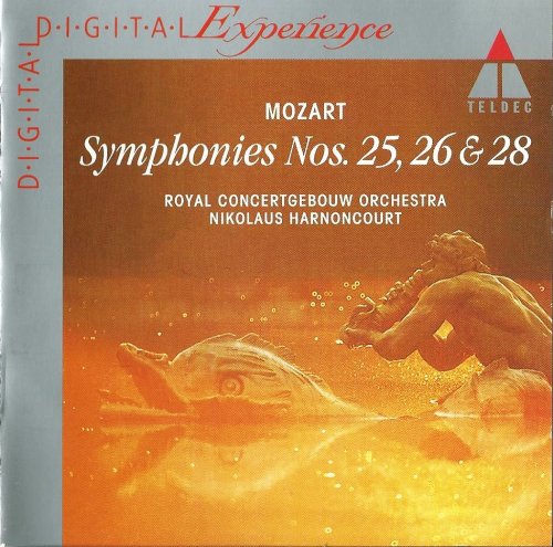 Concertgebouw Orchestra, Nikolaus Harnoncourt - Mozart: Symphonies Nos. 25, 26, 28 (1993) CD-Rip