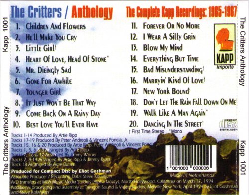 The Critters - Anthology: The Complete Kapp Recordings, 1965-1967 (1994)