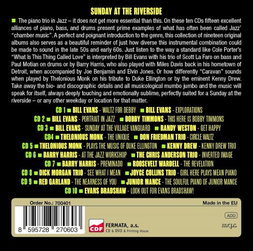 VA - Sunday at the Riverside: The Best Time Jazz Piano I (2024) [10CD Box Set]