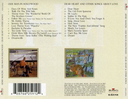 Henry Mancini - Our Man In Hollywood ! / Dear Heart & Other Songs About Love (2004)