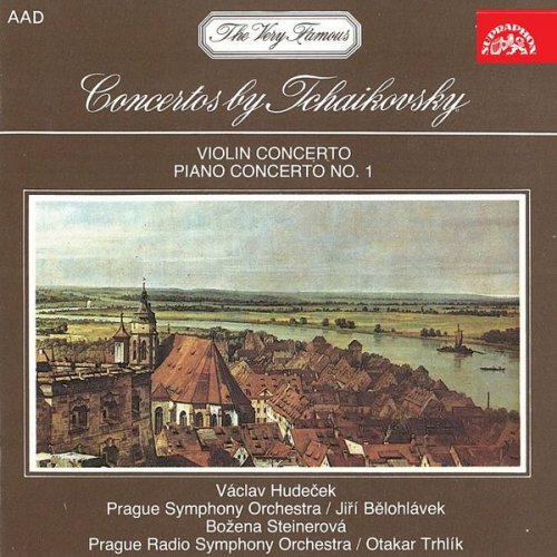 Václav Hudeček, Božena Steinerová, Jiří Bělohlávek, Otakar Trhlík - Tchaikovsky: Violin Concerto, Piano Concerto (1990)