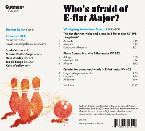 Thomas Beijer, Camerata RCO - Mozart: Who’s afraid of E-Flat Major (2025) [Hi-Res]