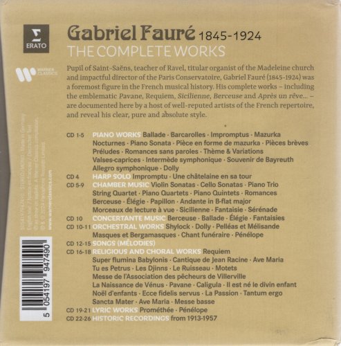 VA - Gabriel Faure: The Complete Works (2024) [26CD Box Set]