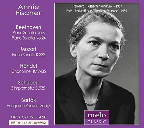 Annie Fischer - Plays Beethoven, Mozart, Handel, Bartok and Schubert (2014)