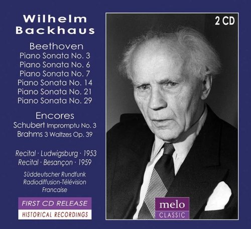 Wilhelm Backhaus - Plays Beethoven, Schubert & Brahms (2015)