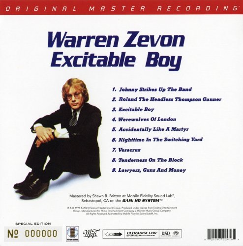 Warren Zevon - Excitable Boy (1978) [2023 DSD]
