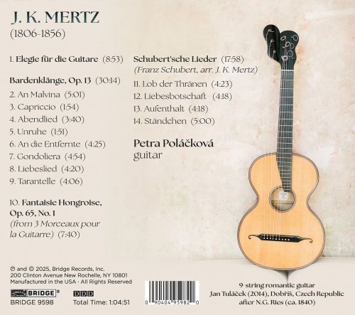 Petra Poláčková - Mertz: Guitar Works & Arrangements (2025) [Hi-Res]