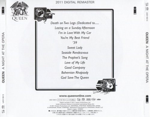 Queen - A Night At The Opera (1975) [2011 DSD]