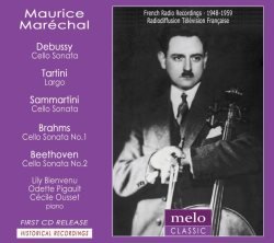 Maurice Marechal - Plays DEBUSSY, TARTINI, SAMMARTIN, BEETHOVEN and BRAHMS (2014)