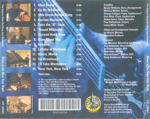 The Empire State Building Jazz Orchestra - Blues In The New York Night (2009)