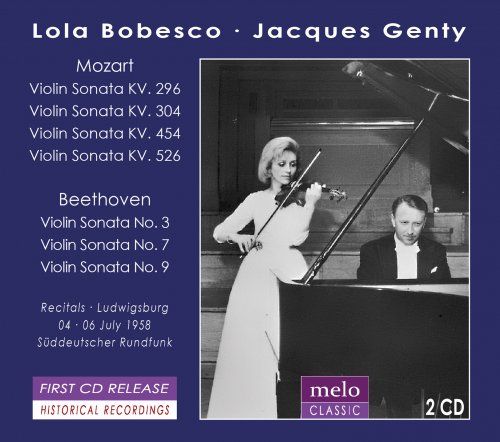 Lola Bobesco, Jacques Genty - The Ludwigsburg recitals 1958 (2015)